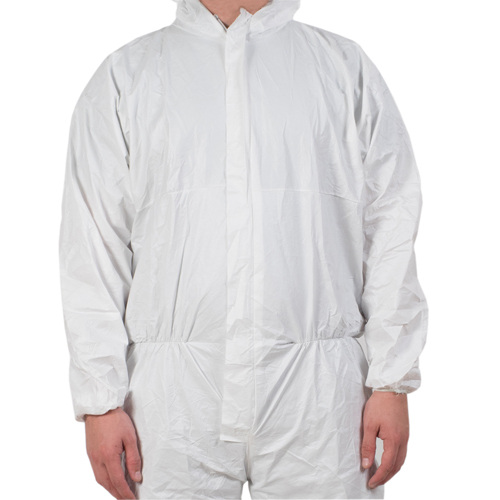 microporous fabric coverall